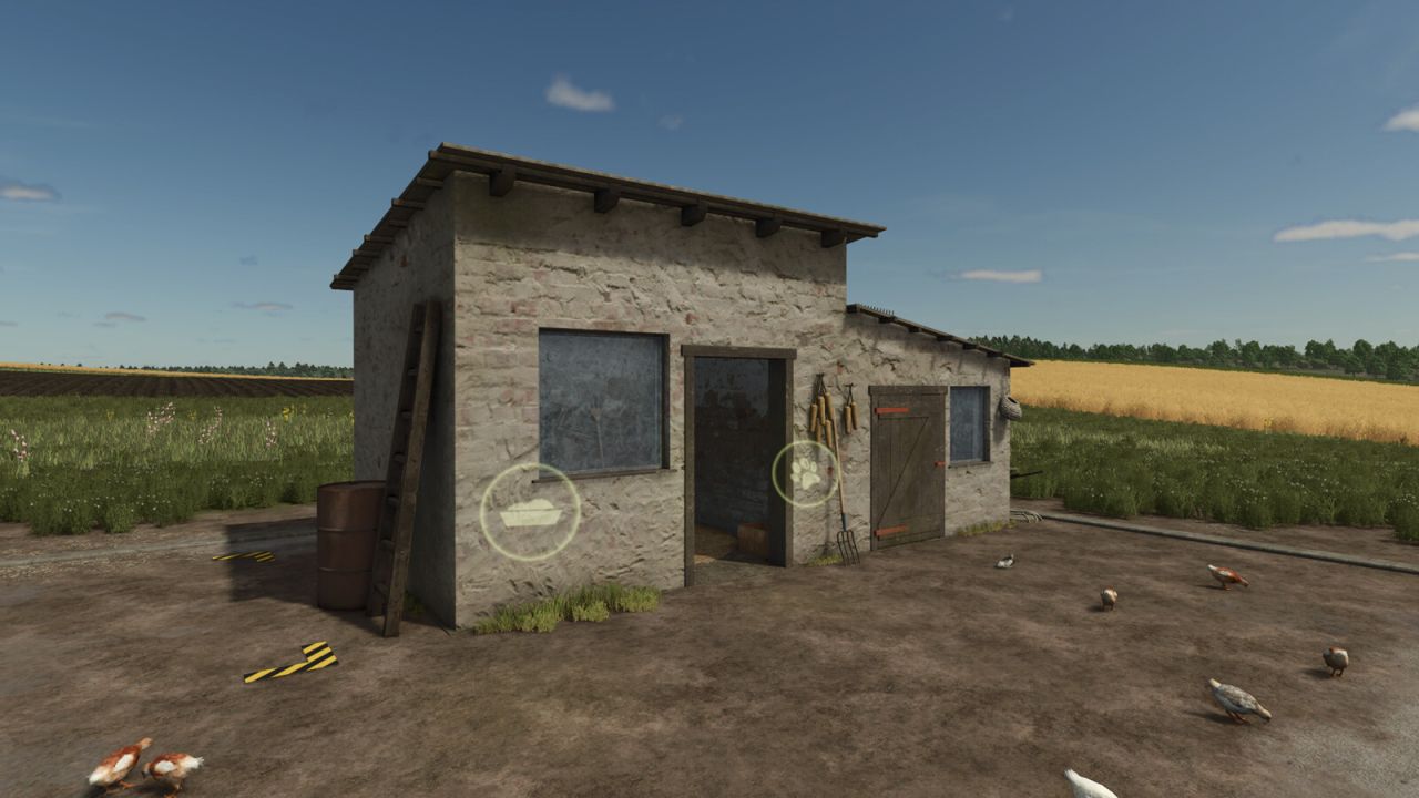 FS25 Homemade Chicken Coop V1.0.0.0 Mod - Farming Simulator 25