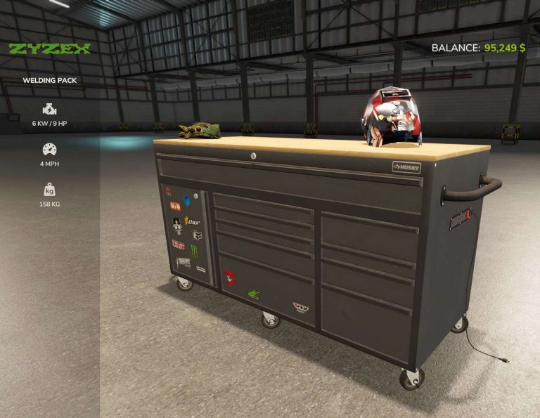 FS25 Husky Toolbox v1.0.0.0 Mod - Farming Simulator 25