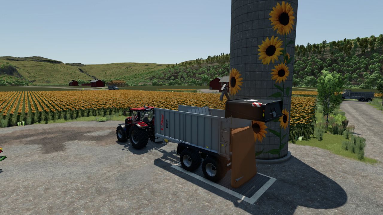 FS25 Sunflower Farm & Market Pack V1.0.0.1 Mod - Farming Simulator 25