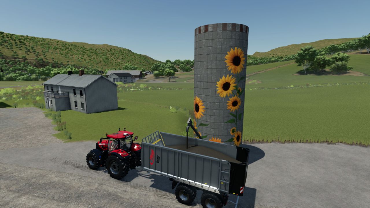 FS25 Sunflower Farm & Market Pack V1.0.0.1 Mod - Farming Simulator 25