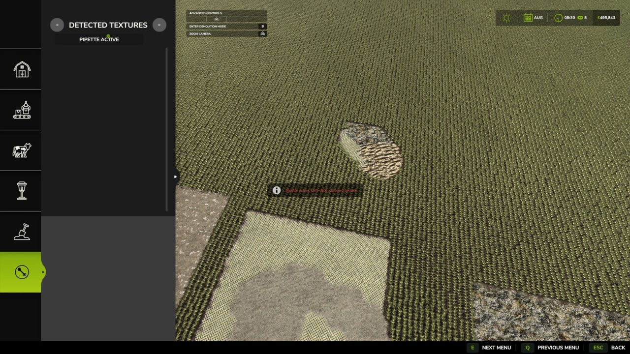 FS25 Texture Pipette V1.0.0.0 Mod - Farming Simulator 25