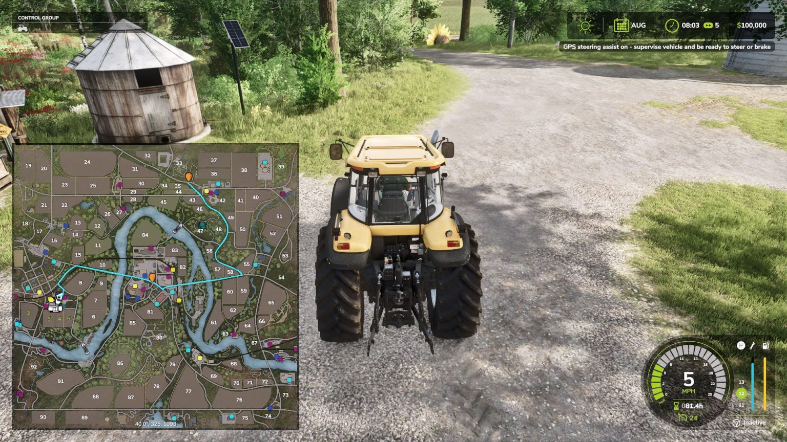 FS25 WayPoint GPS BETA 2 v1.0.0.0 Mod - Farming Simulator 25