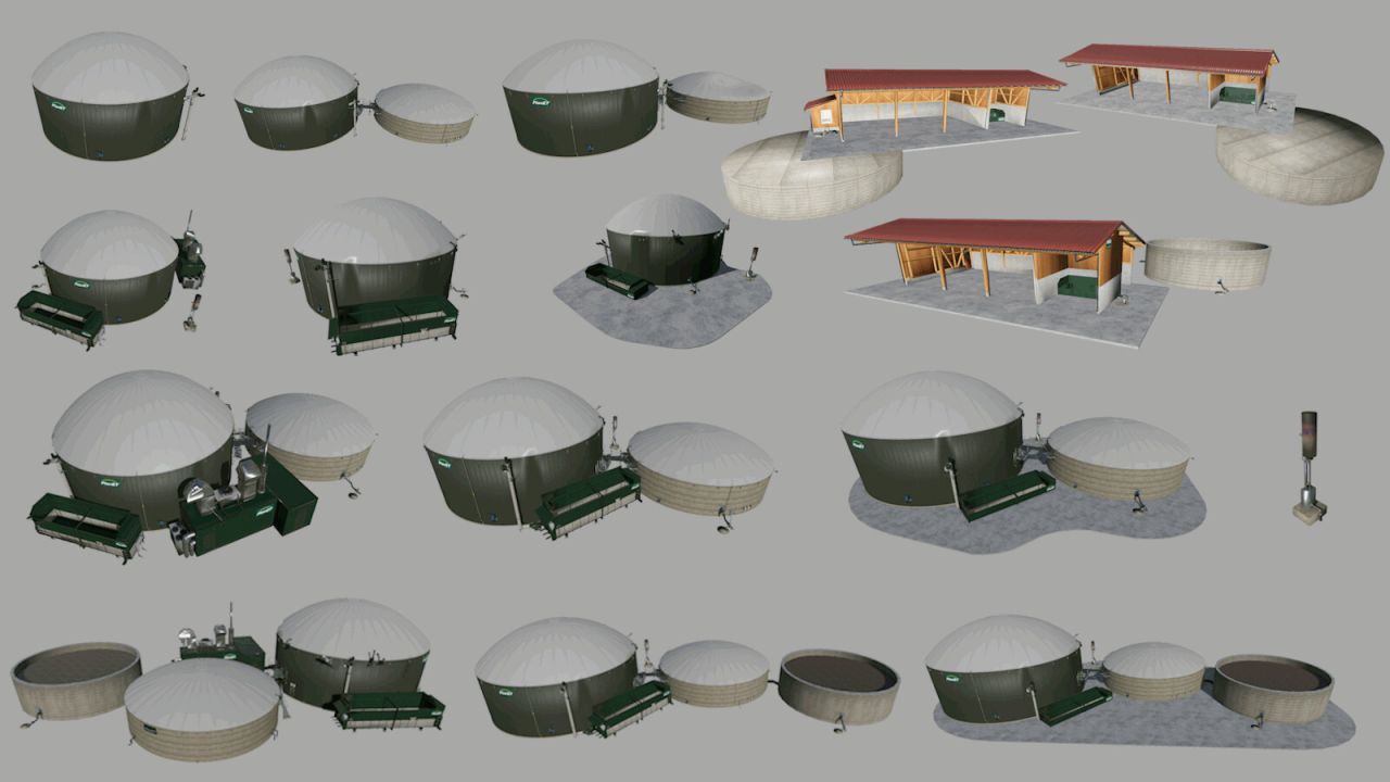 FS25 BGA – Biogas Plant Pack V1.0.0.1