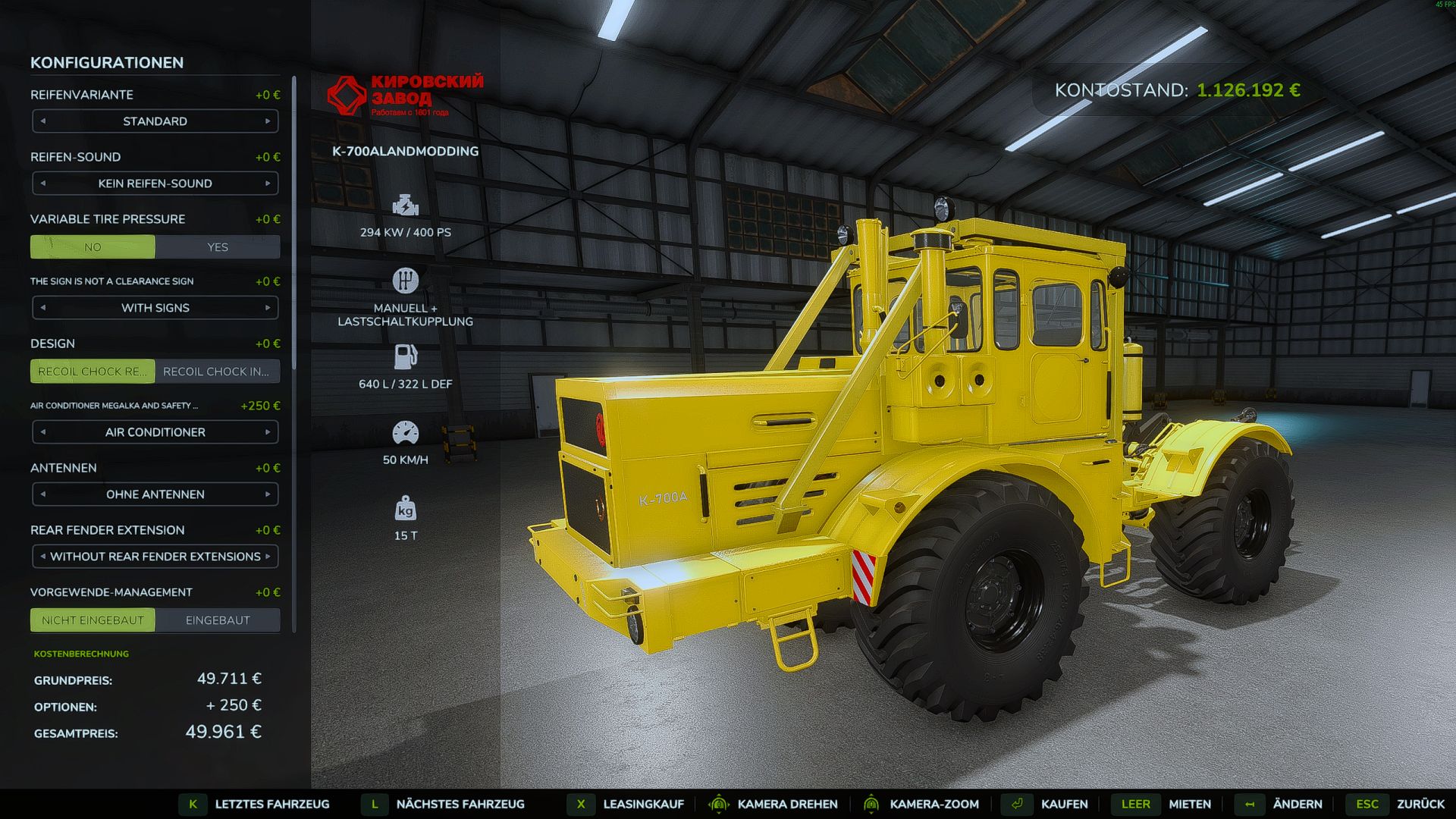 FS25 Kirovets K-700A V1.0.0.0 thumbnail 4