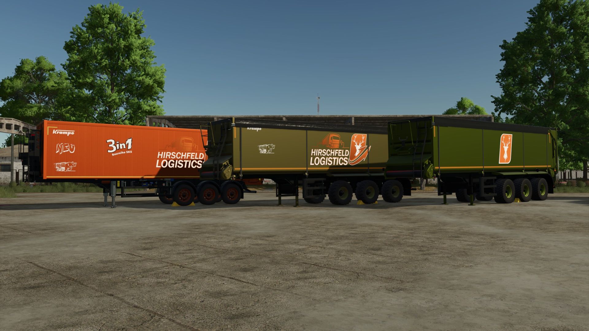 FS25 Krampe SKS sliding floor & Bandit V1.0.0.0