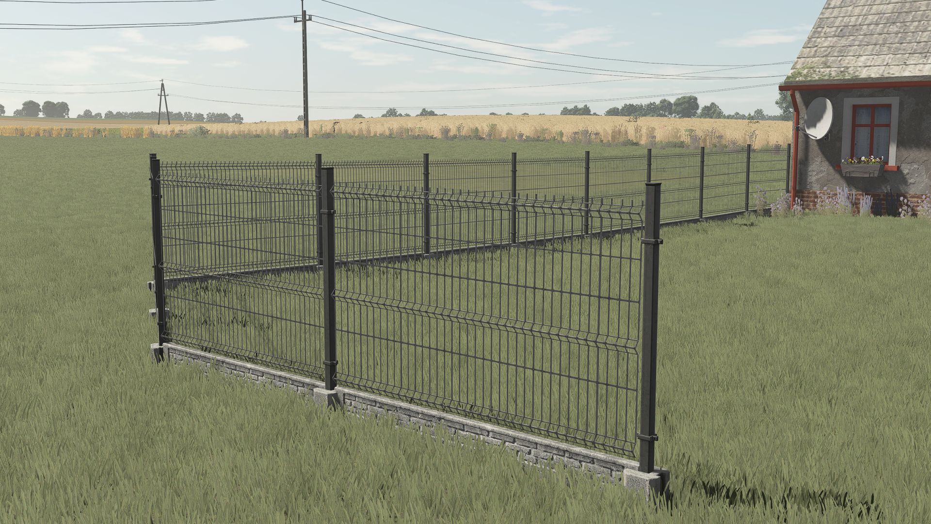 FS25 Panel Fence V1.0.0.0