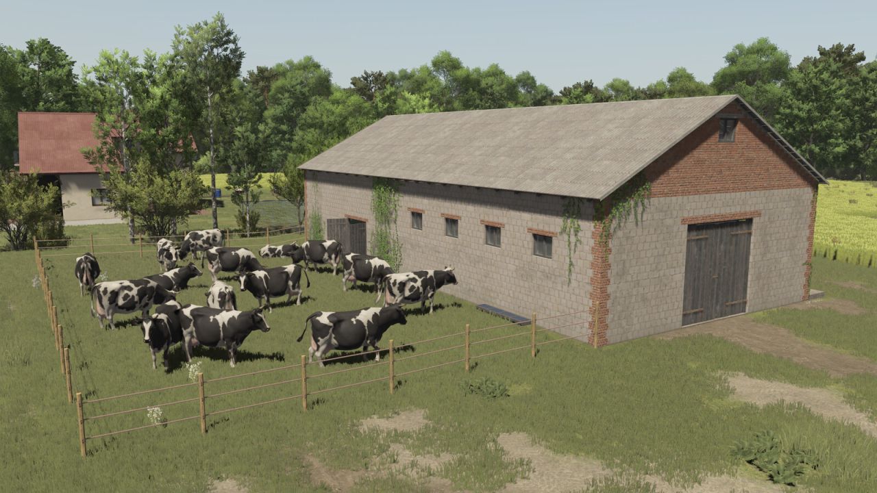 FS25 Polish Cowshed With Pasture V1.0.0.0 thumbnail 3