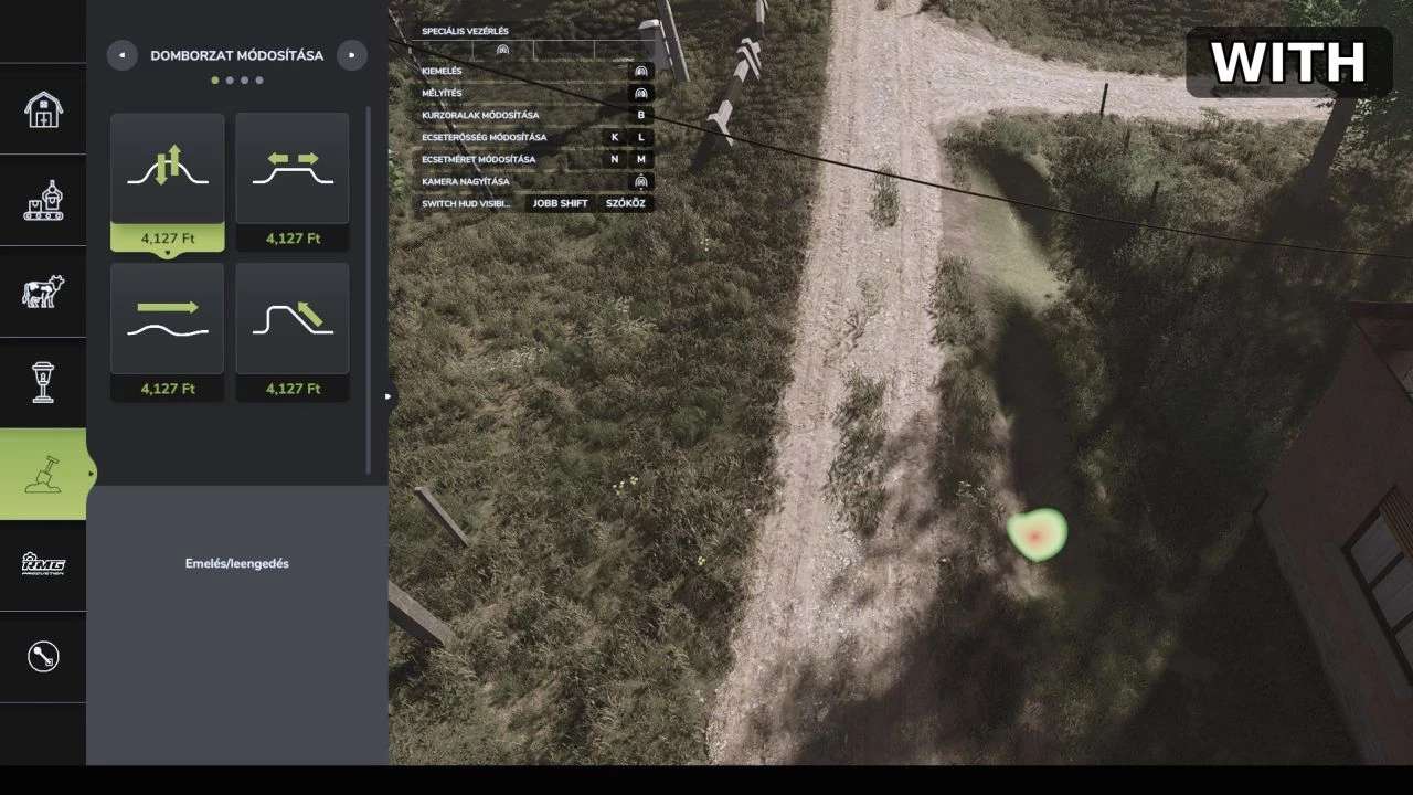 Below Land Mod FS25 Precision brush v1.0.0.0 Mod - Farming Simulator 25